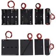 thumbnail image 1 of Support de Batterie AIR-AAA Ensemble Boîtier de Rangement avec Cordon Fil 1.5V Support de Batterie 2 Pcs Simple, 2 Pcs 2 Emplacements 3V, 2 Pcs 3 Emplacements 4.5V, 2 Pcs 4 Emplacements 6V Ressort Clip, (8-Pac), 1 of 4