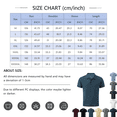 thumbnail image 7 of Breeze Capri Polo Shirt for Men Beer Belly Stiff Collar Waffle Shirts for Golf Business Casual 2026 Summer Quick Dry, 7 of 7
