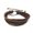 Coffee, variant on Hand-woven Multilayer Rope Bracelet Men's Women Wristband Bangle Jewelry --black