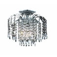 thumbnail image 2 of Falls 4 light Chrome Flush Mount Clear Spectra Swarovski Crystal, 2 of 3