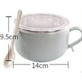 thumbnail image 7 of 2026 New Set of (4) 25-Oz Mug Meals W/Lid-Its, 25oz Mug Meals with Lids,  with Handles & Spoon for Coffee, Soups,Stews, 7 of 7