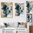 thumbnail image 4 of Designart "Blue Abstract Reflections III" Abstract Wall Art Print, 4 of 5