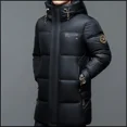 thumbnail image 2 of Ropa Nueva Chaqueta de plumón de pato blanca de invierno 2024 Abrigo de hombre de color sólido Abrigo grueso cálido a prueba de viento Casacas de negocios para hombre, 2 of 5