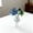 A, variant on Mini Glass Flower Figurine Handmade Faux Crystal Lotus Bouquet for Home Office Tabletop Decor Gift for Mom Wife