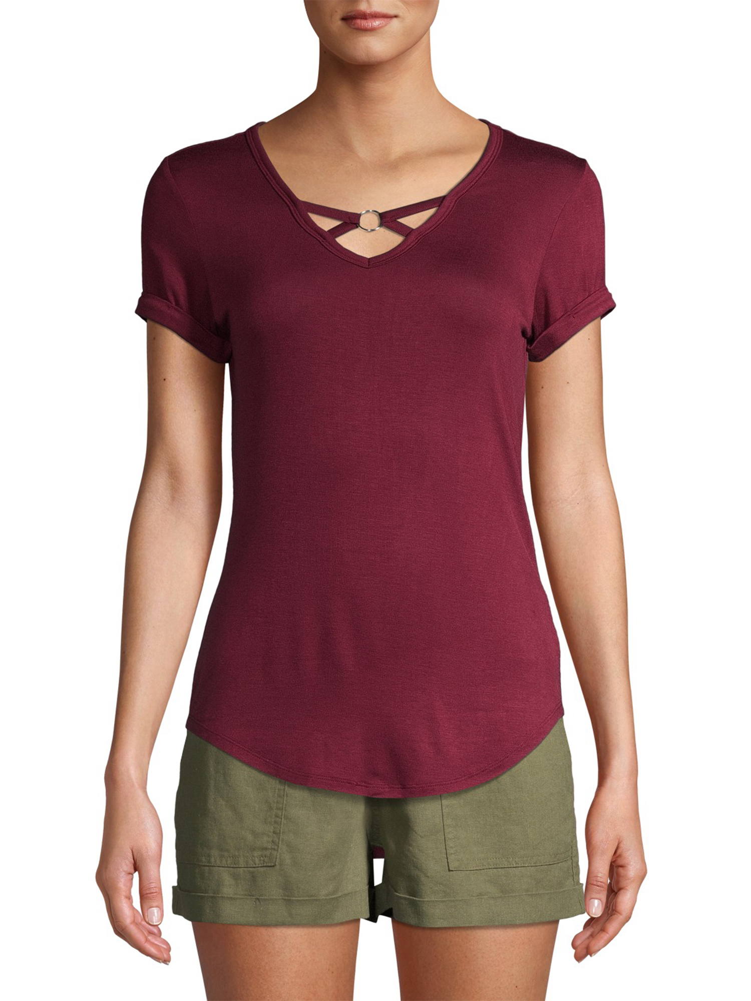 Details about / Dont Interrupt Me Juniors V-Neck T-Shirt