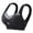 A-Black167, variant on Womens Bralette Wide Straps Ruched Lace Trim Comfort Bras Wireless Soft Stretch Pullover Wireless Daily Bras