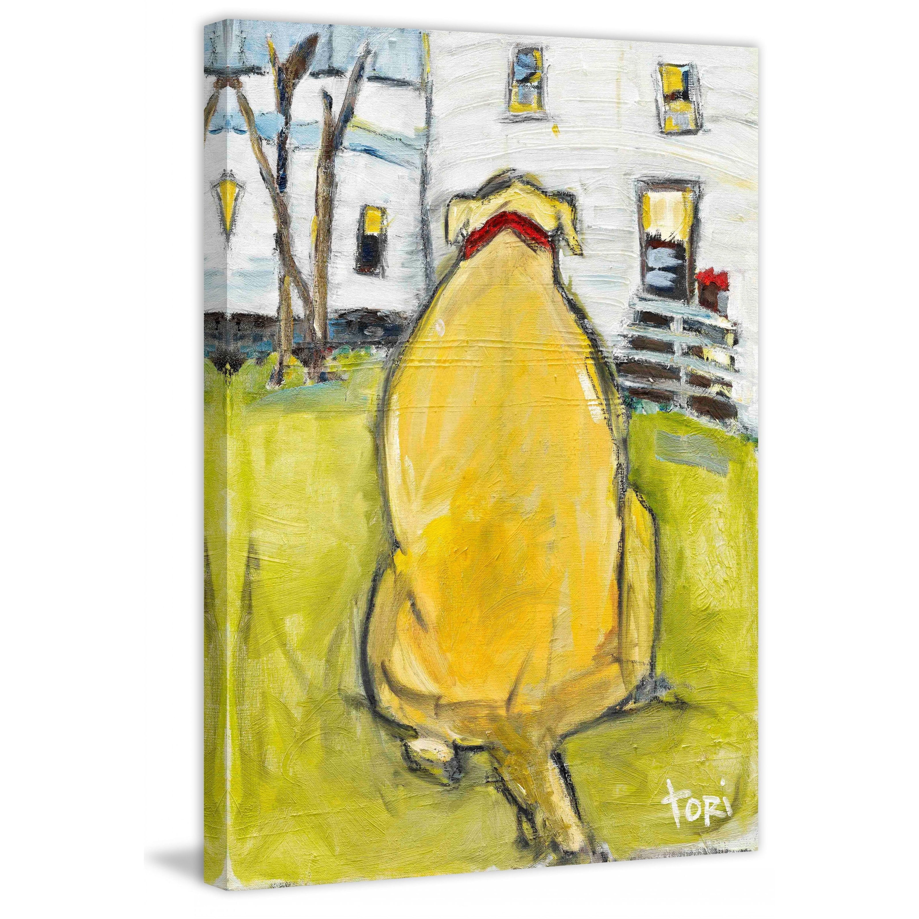"Fat Ass" by Tori Campisi Painting Print on Canvas