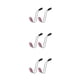 thumbnail image 4 of Sidaley 1 par de perchas para asiento trasero, reposacabezas de acero inoxidable, gancho para cartera, capacidad de carga máxima de 30 kg, estante de Rosado 3piezas Sidaley CBP229091, 4 of 6