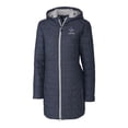 thumbnail image 2 of Women's Cutter & Buck Navy New Orleans Saints Americana Rainier PrimaLoft- Eco Insulated Full-Zip Hooded Long Coat, 2 of 3
