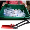 thumbnail image 3 of Trituradora de latas, herramienta de reciclaje de botellas de plástico trituradora de 500ML, 16oz y 12oz, con mango de goma rojo con abridor Sincero Electrónica, 3 of 5