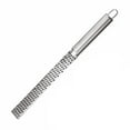 thumbnail image 2 of Snmubt Stainless Lemon Cheese Vegetable Zester Grater Peeler Kitchen Tool Fruit (Sliver), 2 of 9