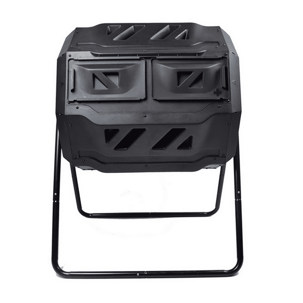 MaxWorks 42 Gal. 80699 Rotary Tumbling Composter Ã¢Â Â Black Walmart
