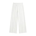 thumbnail image 5 of Dagugfen Athletic Pants for Women Loose Fitted Elastic Waist Stretchy Breathable Full Length Gym Workout Pants(XL,White), 5 of 6