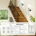 thumbnail image 6 of Battery Operated Wall Sconces with Remote Control,Wall Sconces Set of Two,3000K-5000K 3 Colors Rechargeable Wireless Wall Light for Bedroom, Hallway, 6 of 6