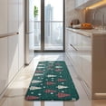 thumbnail image 4 of Dark Green Christmas Tree Pattern Kitchen Rug Mat,Kitchen Runner Rugs Non Skid Washable,Decorative Kitchen Floor Mats for Kitchen,Sink,Laundry,17"x47.2", 4 of 7