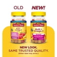thumbnail image 6 of Nature Made Womens Multivitamin + Omega-3 Gummies for Daily Nutritional Support, 80 Count, 6 of 14