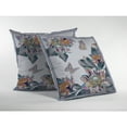 thumbnail image 2 of Honey Butterfly Indoor/Outdoor Pillow with Removable Cover in Pink on White26x26, 2 of 9