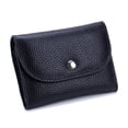 thumbnail image 1 of Monedero y tarjetero de piel auténtica sencillo para hombre y mujer, de piel de vaca suave, pequeño, multifuncional, de gran capacidad, 1 of 5