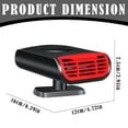 thumbnail image 3 of Car Heater Portable Car Heater 12V Car Heater That Plugs Into 2 In Heating & Fast Windshield Defrost, 3 of 6