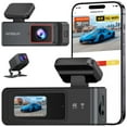 thumbnail image 1 of Tarjeta SD Dash Cam Kingslim 4K frontal y trasera de 64 GB WiFi 5G, 1 of 8