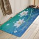 thumbnail image 3 of Alfombra de baño suave y absorbente, práctica, transpirable, cómoda, antideslizante, de felpa, para cocina 50 x 80 cm, 3 of 5