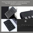 USB Numeric Keypad, Portable Mini Wired Numpad, 23 Keys Accounting ...