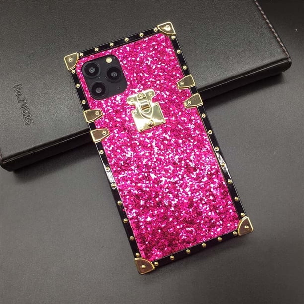 Funda de lentejuelas ostentosas de lujo, carcasa cuadrada con purpurina dorada para Samsung Galaxy A14, A54, A72, A52, A82, A22, A21S, A23, A53, A33, A34, A13, A51, A71 Fivean unisex