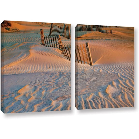 ArtWall Steve Ainsworth "Dune Patterns II" 2-Piece Gallery-Wrapped Canvas Set