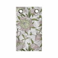 thumbnail image 1 of Floral Hanging Pocket Organizer, Blossoming Peony Flowers Pattern on a Plain Background, Printed Polyester Storage Bag with Pockets, 9" x 27", Rose Khaki, 1 of 2