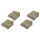 thumbnail image 2 of Billuyoard 60 Pcs red Wall Bricks 1/16 Decor for Dollhouses Life Scene Props Gris 60 piezas 2piezas, 2 of 6