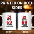 thumbnail image 3 of 21 with 69 Years Experience Mug - Funny Birthday, Retirement, Novelty Gift, Gag Joke for Friend - 11 Ounce Novelty Coffee Cup - WMUG0169, 3 of 5