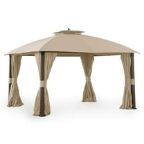 Garden Winds Broyhill Eagle Brooke Beige 112 oz Gazebo