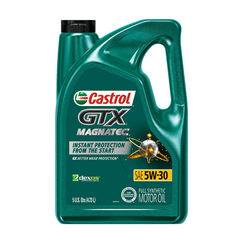 castrol-gtx-magnatec-5w-30-full-synthetic-motor-oil-5-quarts-walmart