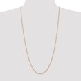 thumbnail image 4 of Diamond2Deal 14K Rose Gold 10.8mm Rope Chain Necklace 30inch for Women, 4 of 6