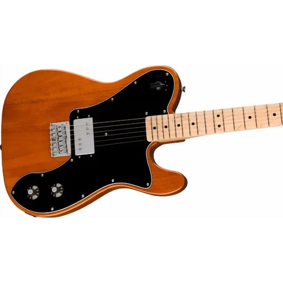 Guitarra Electrica Squier Esquire Deluxe Paranormal Diestro Marrón Claro Arce