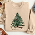 thumbnail image 6 of Craaazy Women's Round Neck Merry Christmas Printed Long Sleeve Tops Gifts, 6 of 8