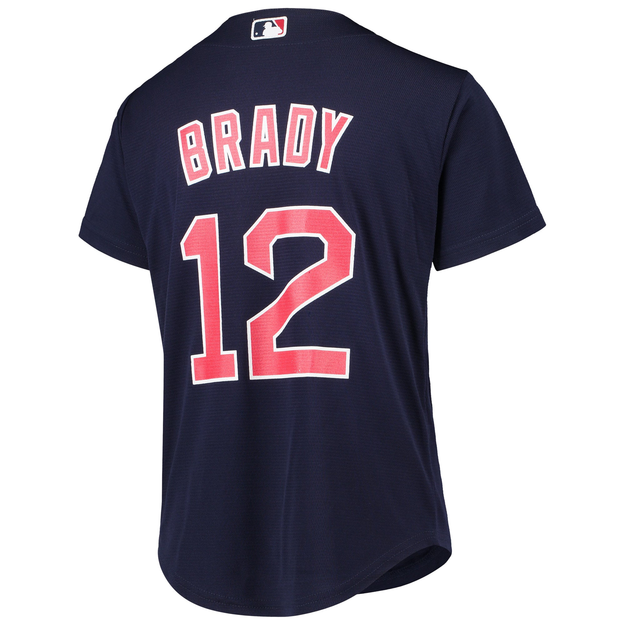 Tom Brady Boston Red Sox Majestic Youth MLB x NFL Player Jersey - Navy