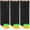 Black, variant on Industrial Strength Clear Stretch Wrap Film 12" x 1000 Ft 3 Pack - 80 Gauge Thick with Plastic Handle, Durable Self-Adhering Heavy Duty Shrink Plastic Wraps for Pallets Moving & Packing