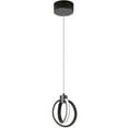 thumbnail image 1 of Dainolite 9228-614LEDP-MB 14W Pendant, Matte Black with White Silicone Diffuser, 1 of 1