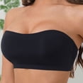 thumbnail image 4 of Aezemi Push up Strapless Bras Women No Underwire Soft Supportive Spring Summer Bandeau Bra Non Slipping Wireless Padded Fashion Tube Tops XS, 4 of 7
