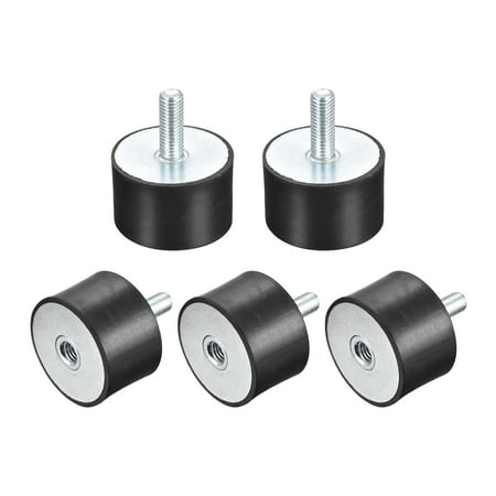 

Rubber Mount 5 Pack M10 Male/Female Vibration Isolator Shock Absorber D50mmxH30mm