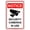 Color A, variant on Notice Security Cameras In Use With Graphic Camera Surveillance Property Safety Alert Caution Warning Aluminum Metal Tin 12"x18" Sign Plate