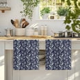 thumbnail image 4 of Vintage Floral Kitchen Towels Set of 2, Spring Country Botanical Flowers Simple Absorbent Dish Towels for Kitchen, Microfiber Hand Towel, Quick Drying Tea Towel for Cleaning Decorative Dishcloths, 4 of 7