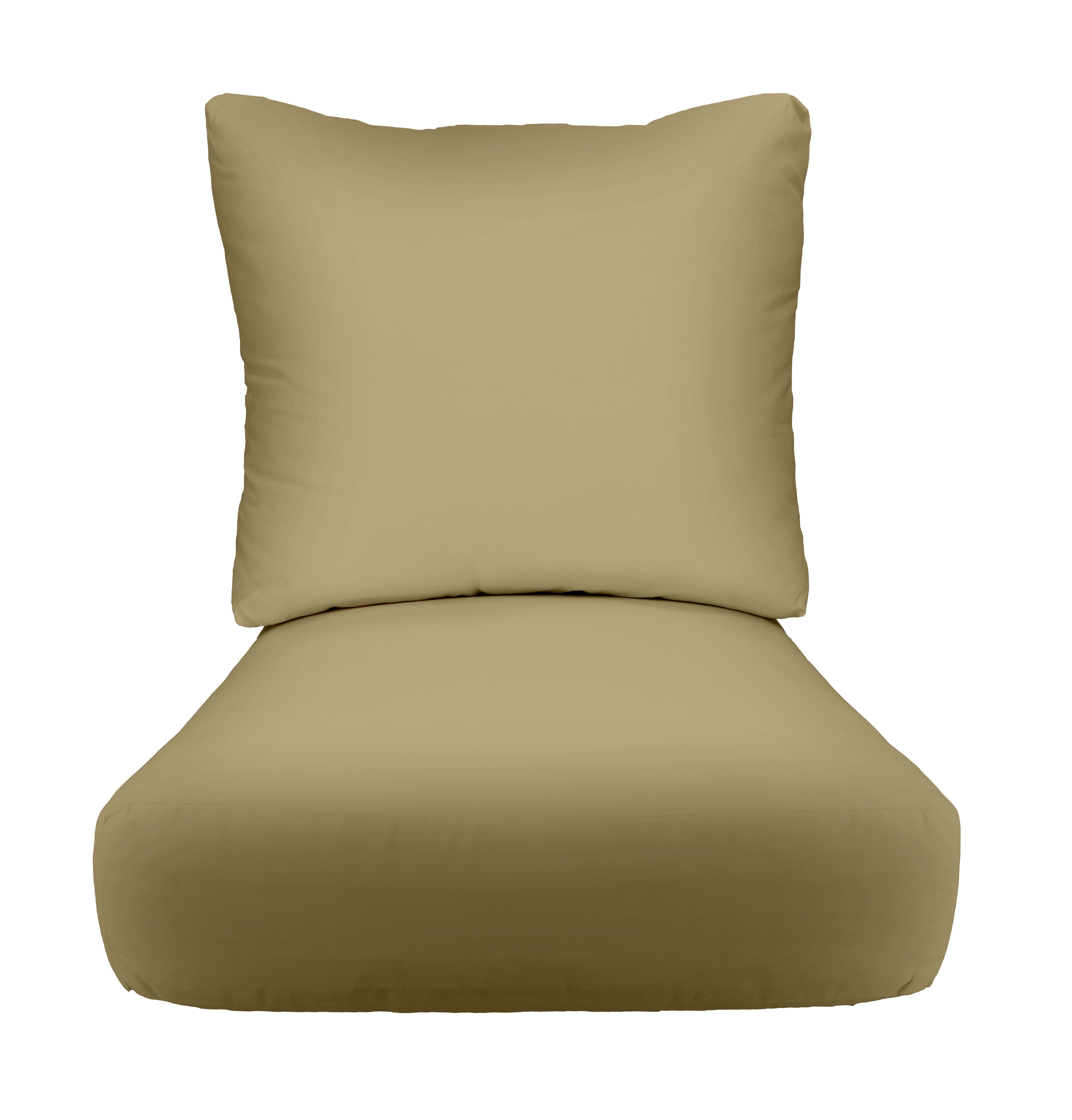 24"x 24"x 5" Indoor/ Outdoor Deep Seat Back Rest Cushion Love Sofa Pillow S1 