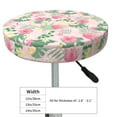 thumbnail image 4 of Lsque Tropical Pitaya Round Bar chair cushion covers Velvet Fabric Premium Comfort Protects from Scratches and Stains for 14-17 Inch Chair- 13 inch, 4 of 7