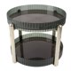 thumbnail image 4 of Double Layer Rotating Makeup Organizer Multifunctional Rotating Cosmetic Shelf for Home Translucent Green, 4 of 5