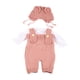 thumbnail image 5 of Ropa para muñecas de niña, viste a tu muñeca, ropa y accesorios para muñecas, trajes de pantalones para muñecas, lindo traje con ropa para muñecas de rosa, 5 of 8