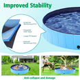 thumbnail image 3 of Alden Design Foldable Pet Pool for Garden Yard, 4XL, Blue, 3 of 6