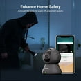 thumbnail image 4 of Security Camera 2k, Blurams Indoor Pet Monitor Dog Camera 360-degree, Baby Monitor Camera, Home Security Motion Tracking with 2-Way Audio, Night Vision, Works with Google Assistant and Alexa, 4 of 9