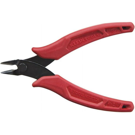 Klein Tools D275-5 Pliers, Diagonal Cutting Pliers with Precision Flush Cutter is Light and Ultra-Slim for Work in Confined Areas, 5-Inch